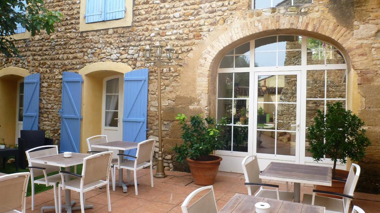 Logis Hotel La Bastide Saint Bach Suze la Rousse Bagian luar foto