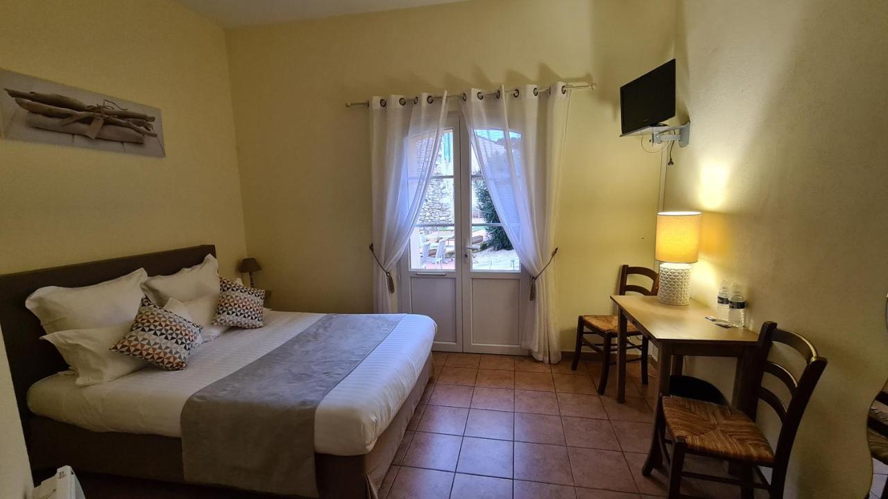 Logis Hotel La Bastide Saint Bach Suze la Rousse Bagian luar foto