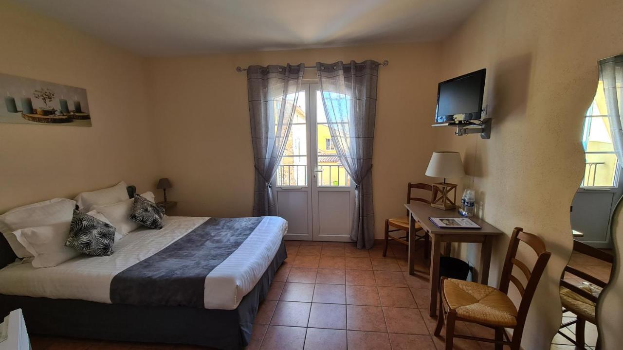 Logis Hotel La Bastide Saint Bach Suze la Rousse Bagian luar foto