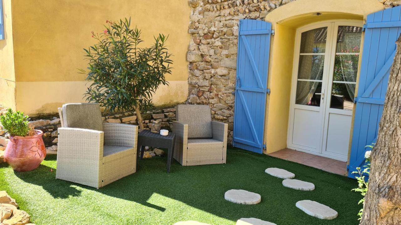 Logis Hotel La Bastide Saint Bach Suze la Rousse Bagian luar foto